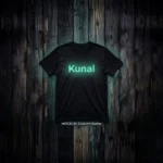 Custom Glow In The Dark Serina Vinyl T-Shirt - Image 4