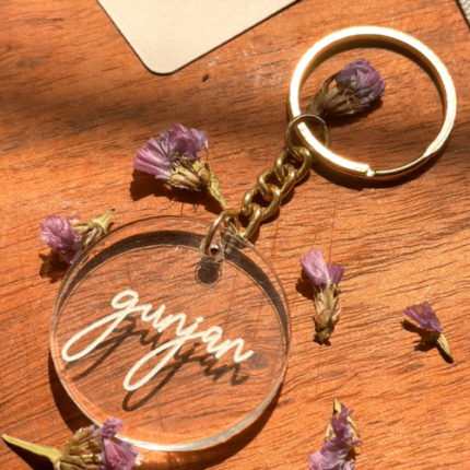 Custom Name Acrylic Keychain